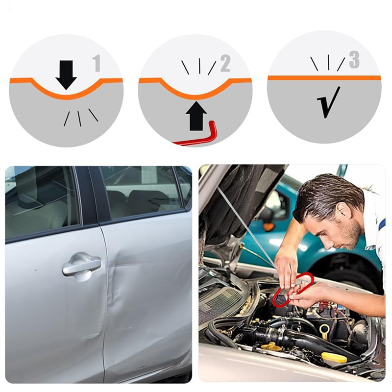 Portable Car Repair Tool Kit for Car Door & Tire