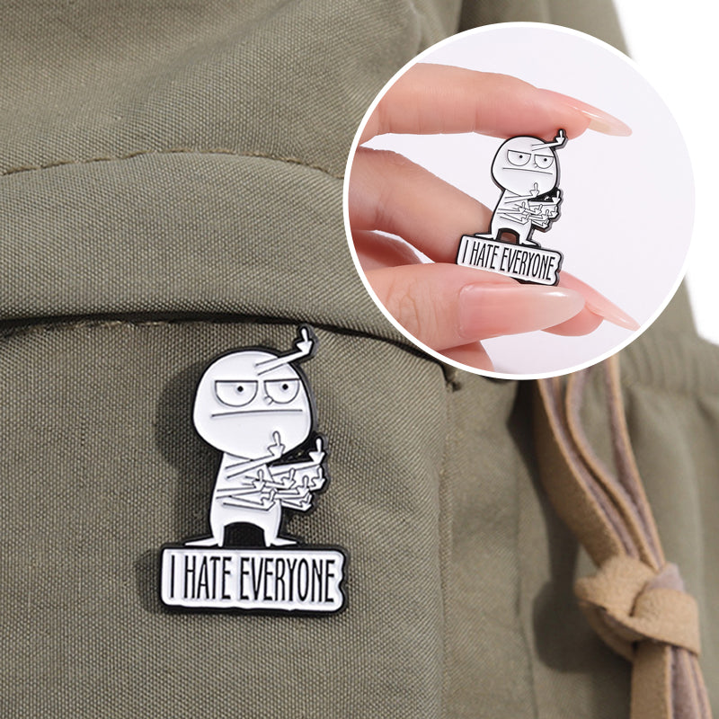 Rolig långfingerbrosch