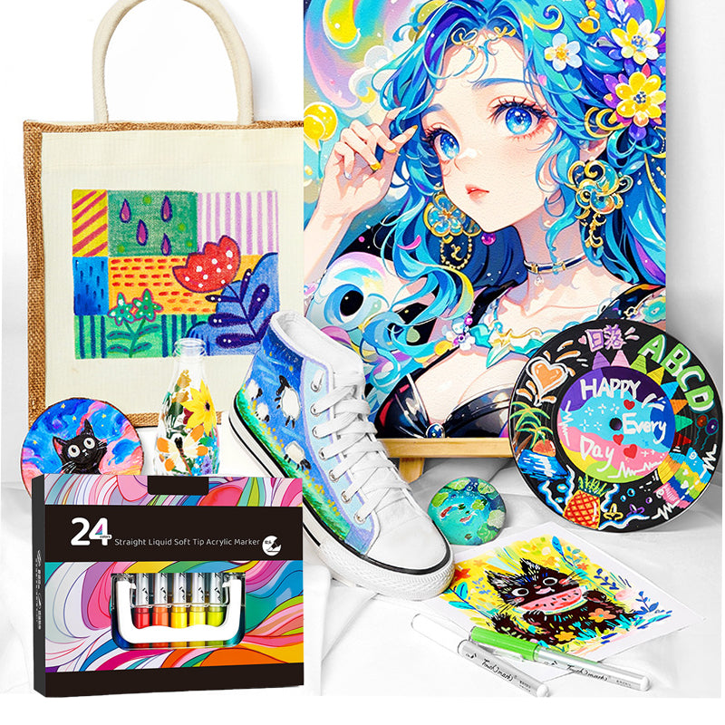 Acrylic Paint Markers Set