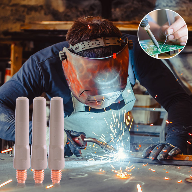 Svetspistolmunstycke med non-stick beläggning för slaggskydd