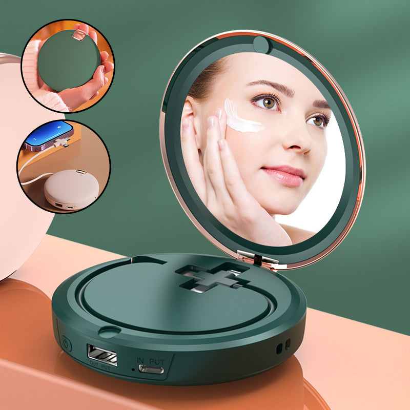 Hand Warmer Makeup Mirror