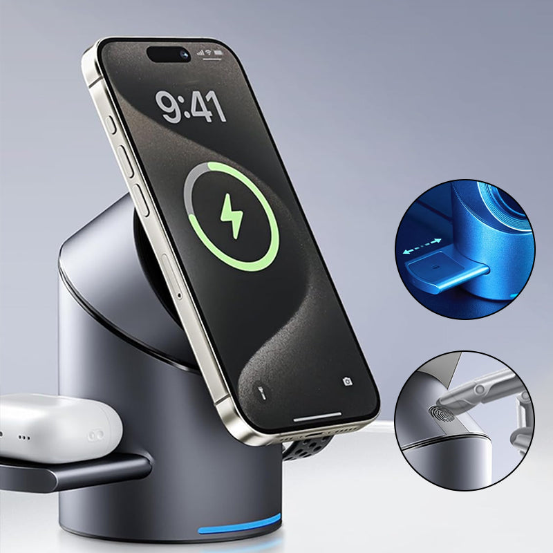 4-in-1 Magnetic Wireless Charging Station