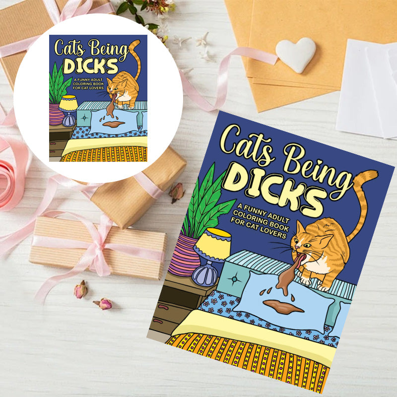 Cats Coloring Book: Mischievous Cat Antics