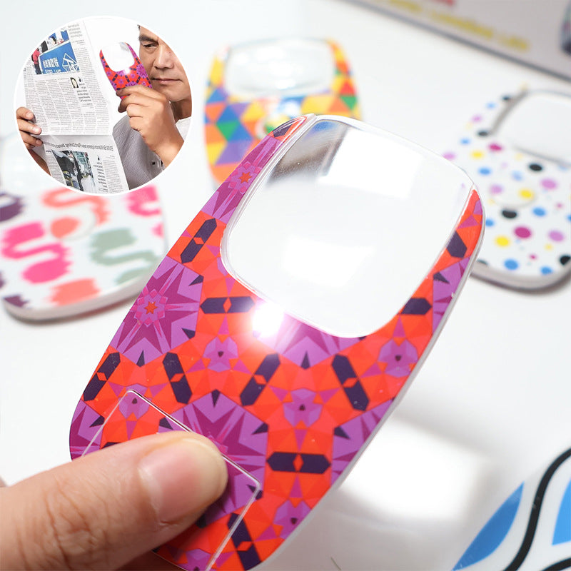 5X HD förstoringsglas med LED-ljus