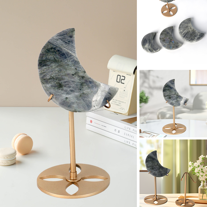 Moon Crystal on Stand