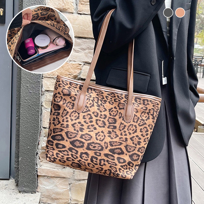 Leopard Print Tote Bag