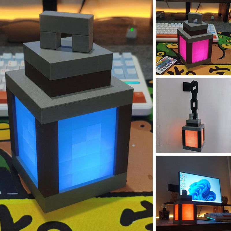 16-Color RGB Funny Pixel Night Lamp