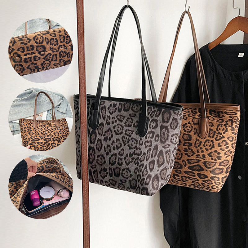 Leopard Print Tote Bag