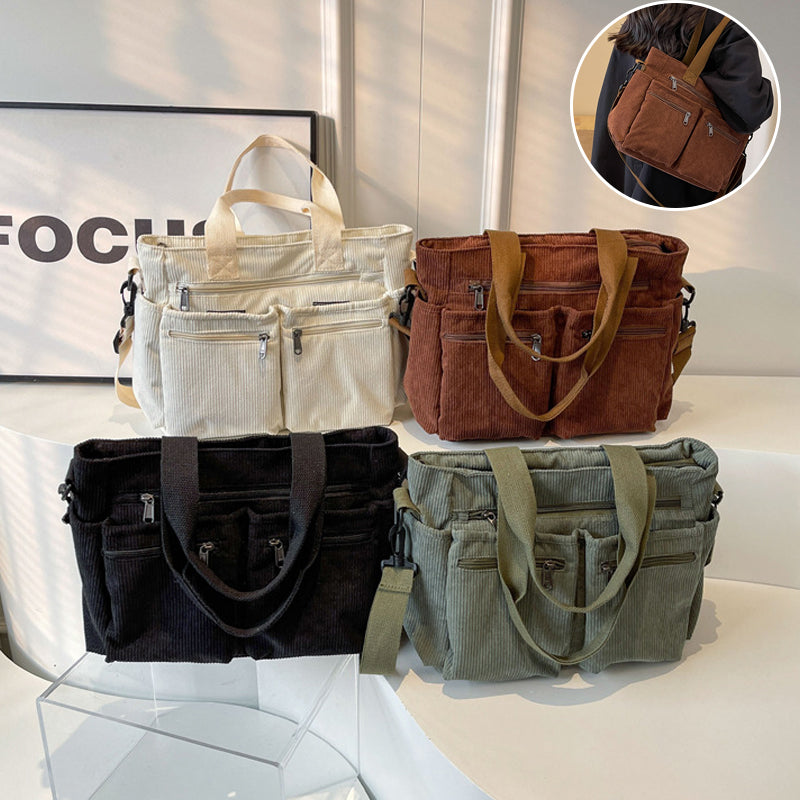 Enfärgad kordflodväska