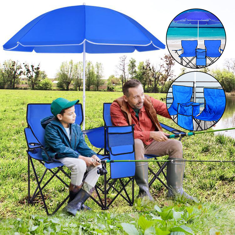 Double Portable Picnic Chairs