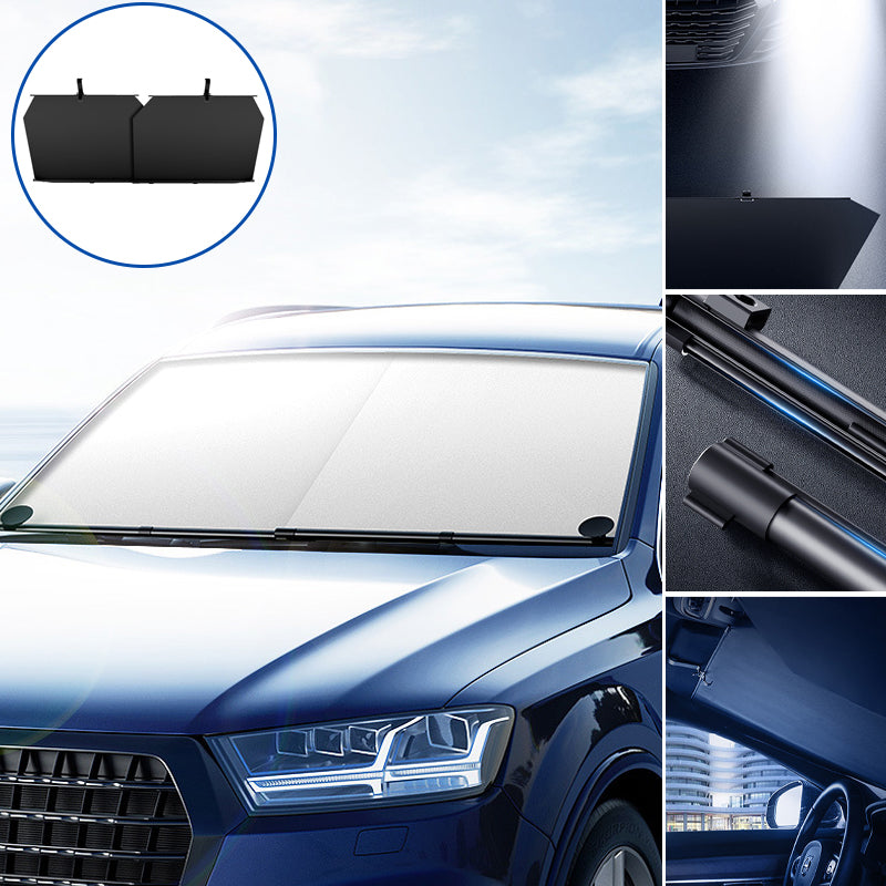 Nano-Insulated Retractable Car Sunshade Curtain