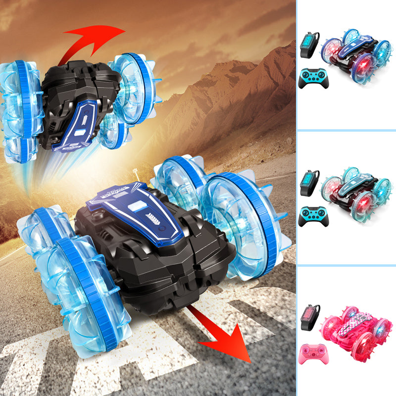 RC Land and Water stunt Car with 2 Remote Controls