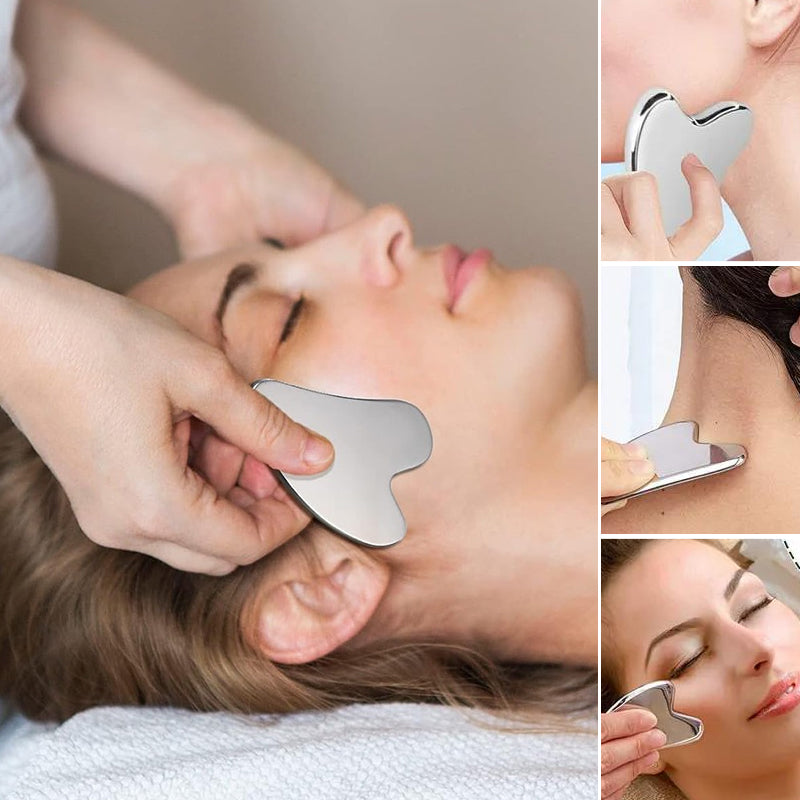Premium Stainless Steel Gua Sha Facial Tool