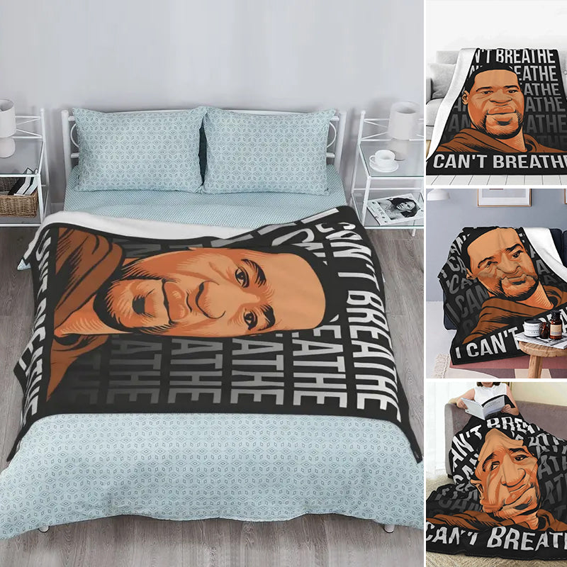 I Can't Breathe Blankets