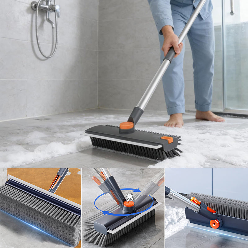 No-Dead-Angle Hard Bristle Floor Brush