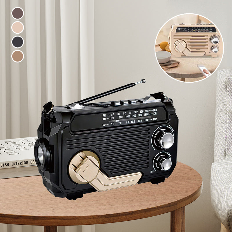 Bluetooth Hand Crank Radio
