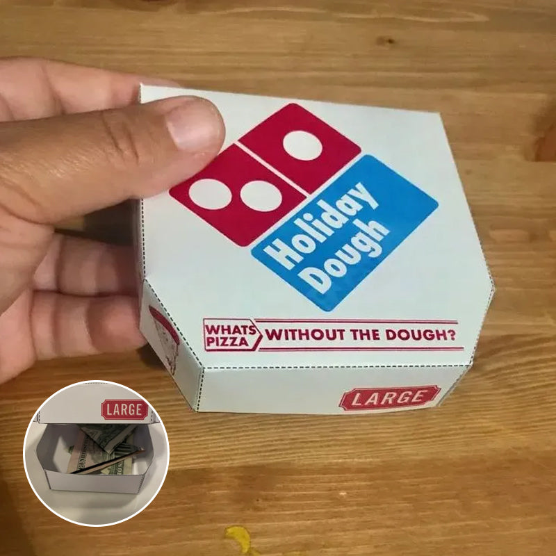 Festlig Mini Pizza Box Förvaringslåda