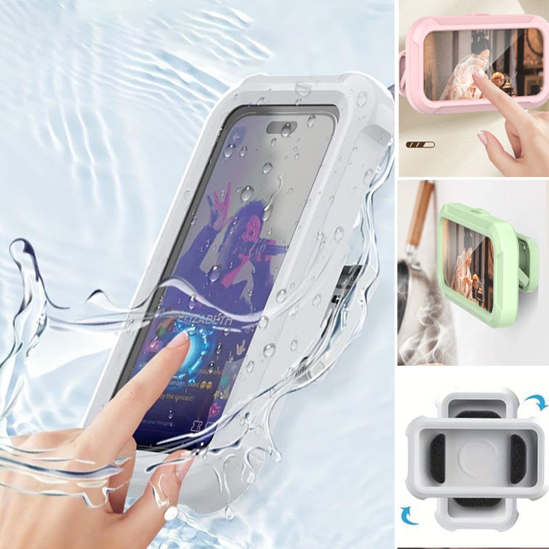 360 ° Rotation Can Touch Shower Phone Holder