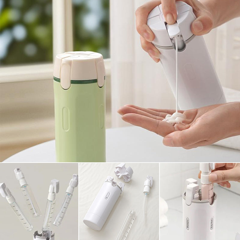 4-in-1 Leakproof Rotatable Travel Dispenser Set