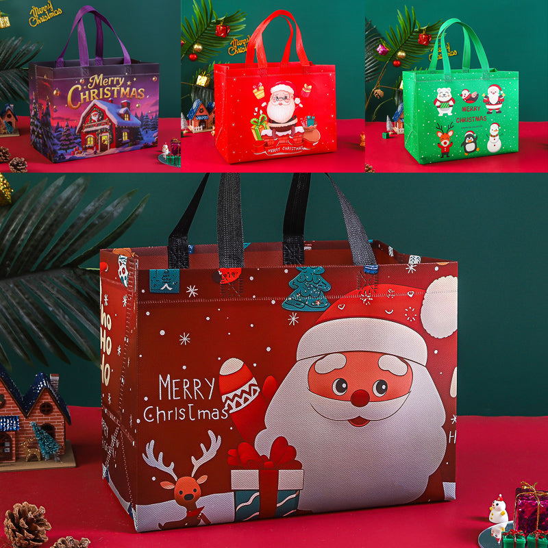 Reusable Water-Resistant Christmas Gift Bags