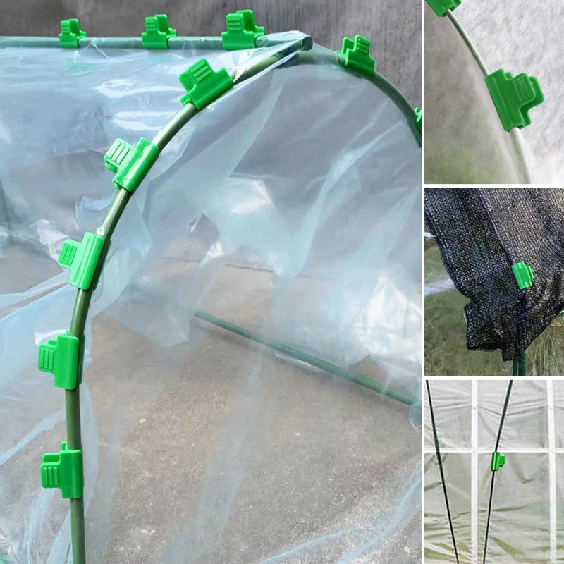 Kraftiga miniväxthusklämmor