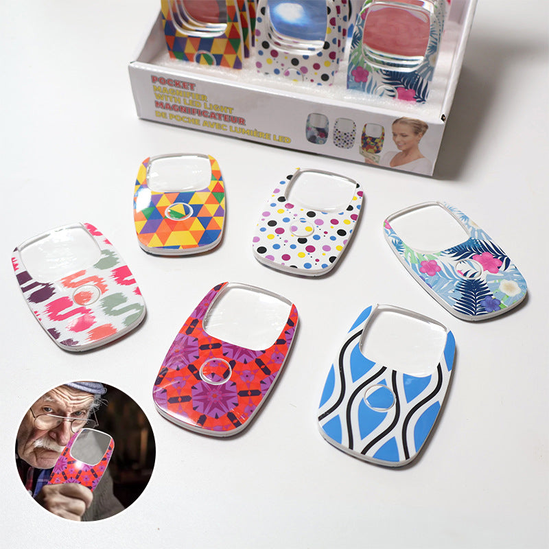 5X HD förstoringsglas med LED-ljus