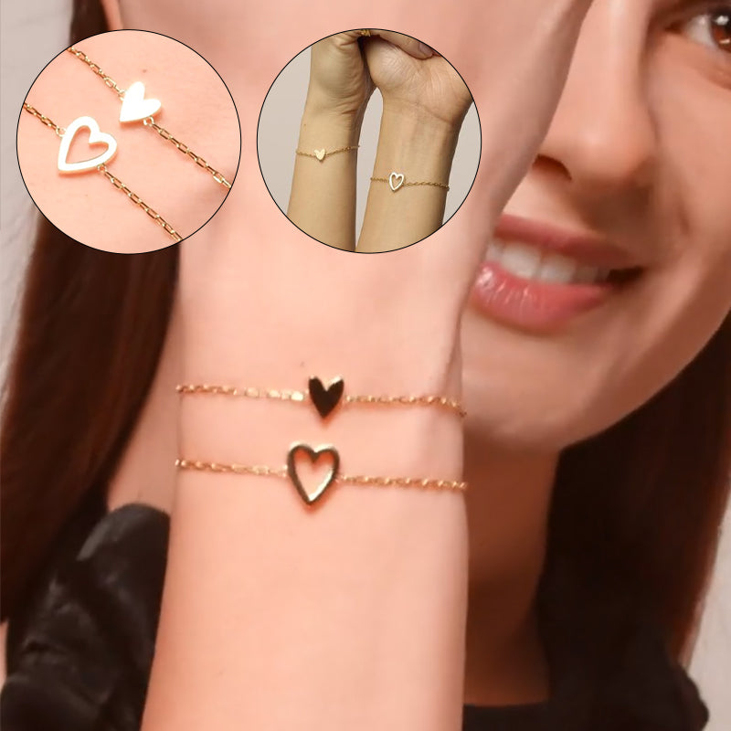 Adjustable Love Friendship Two Bracelet Pack