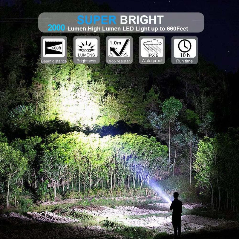 Super Bright LED Rechargeable Flashlight
