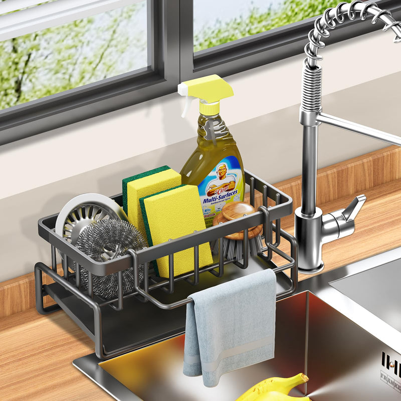 Self-Draining Kitchen Sponge Holder