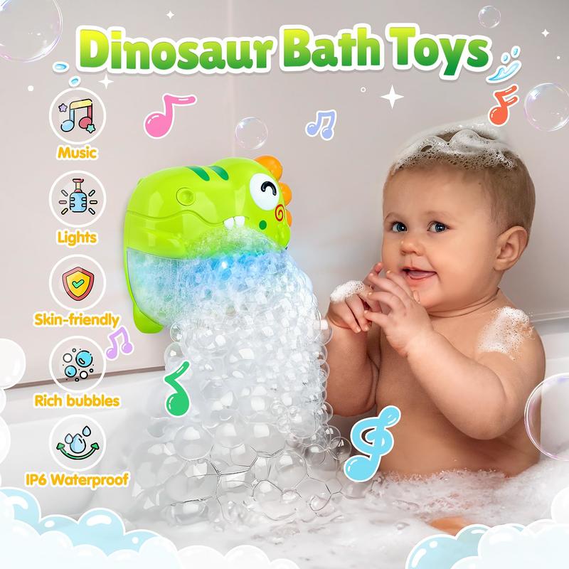 Dinosaur-Themed Automatic Bubble Bath Toy