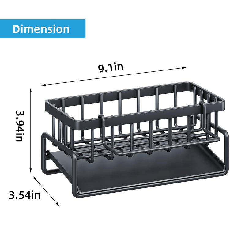 Self-Draining Kitchen Sponge Holder