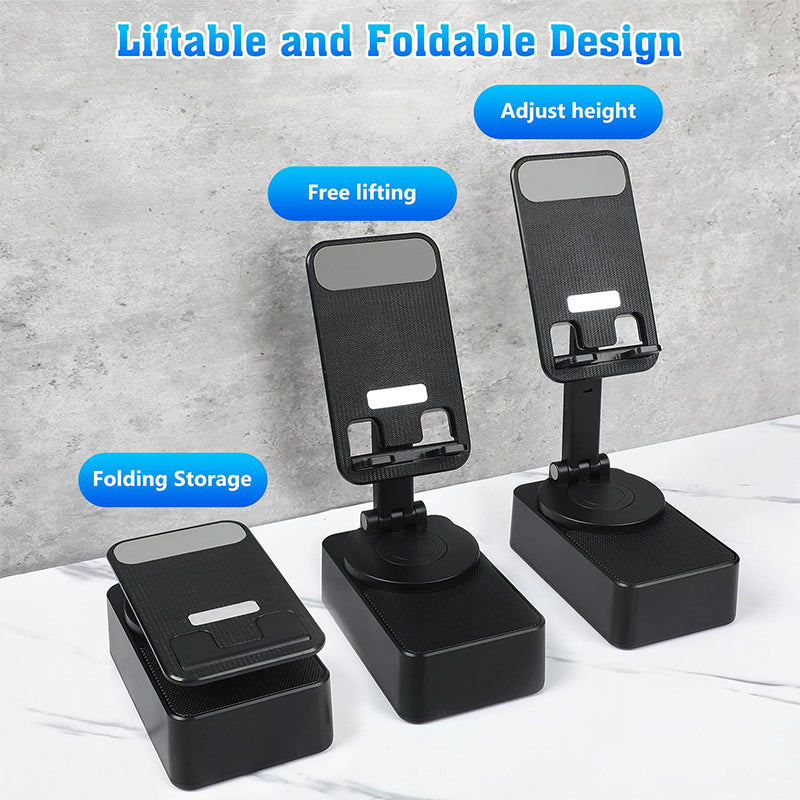 Cell Phone Stand with Wireless Bluetooth Speaker