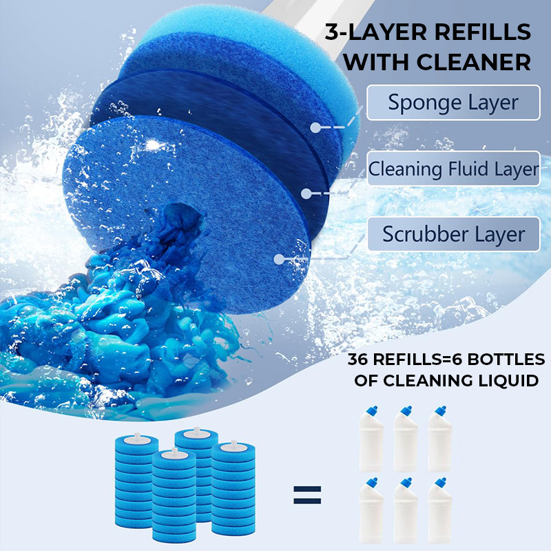 Multifunctional Electric Toilet Brush and Holder Set