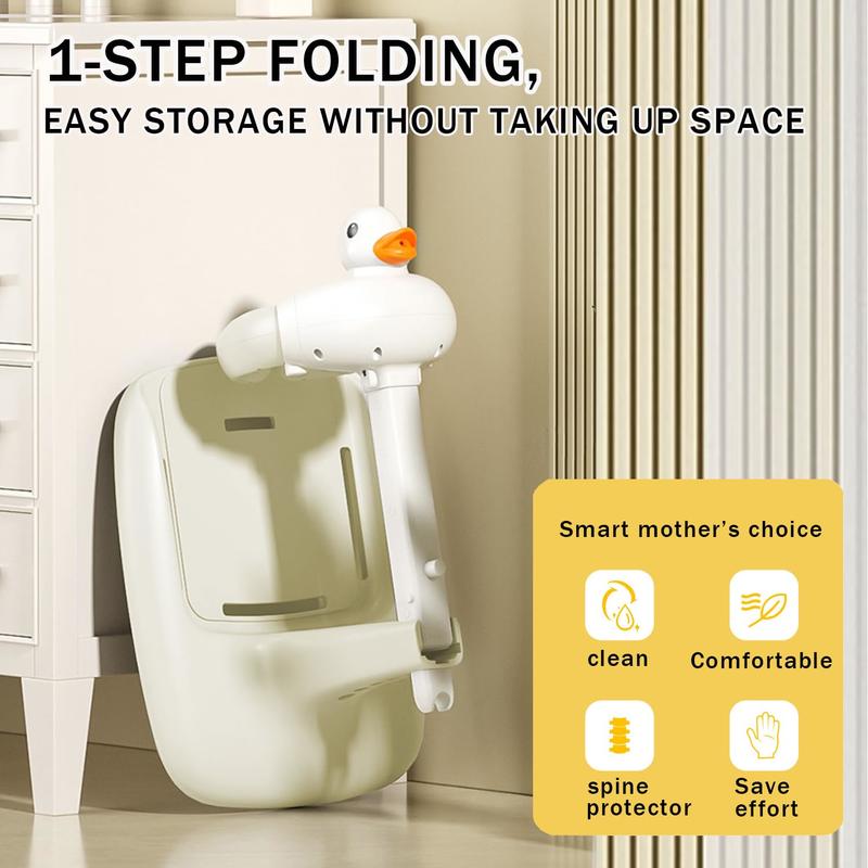 Cute Baby Standing Bath Maker