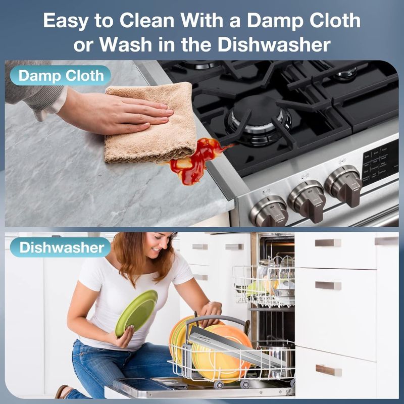 Stainless Steel Stove Counter Gap Covers