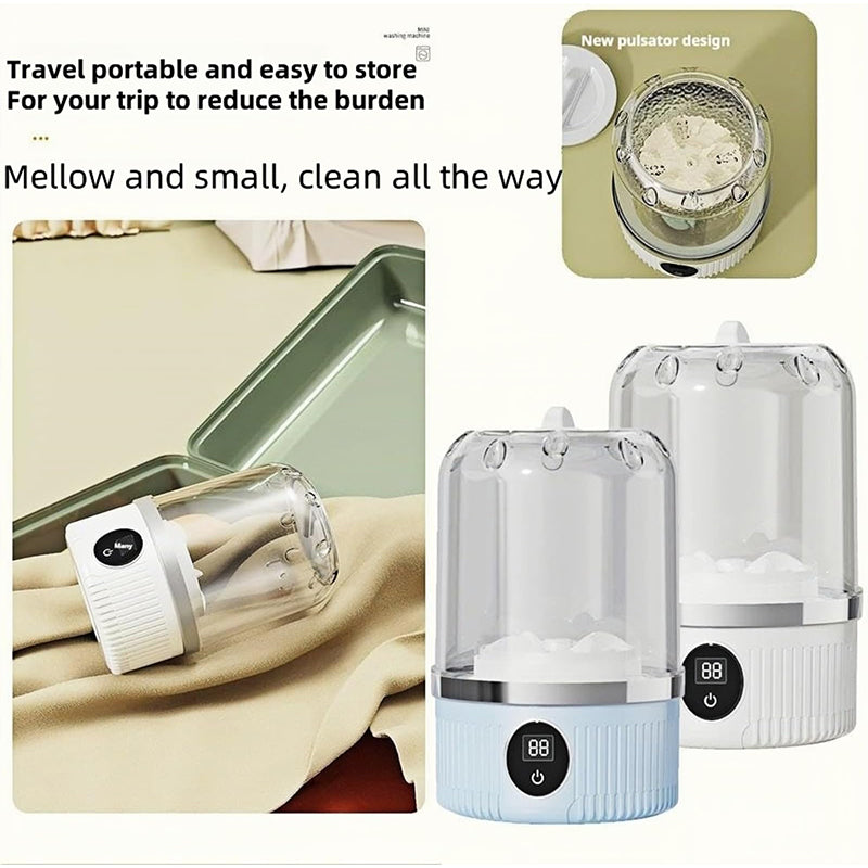 Portable Rechargeable Cordless Mini Washing Machine