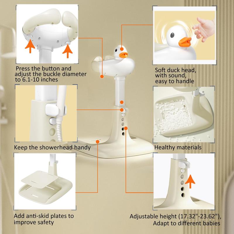 Cute Baby Standing Bath Maker