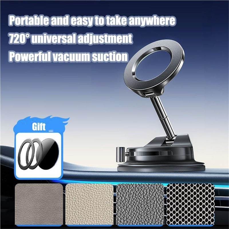 360° Adjustable Foldable Magnetic Car Phone Holder