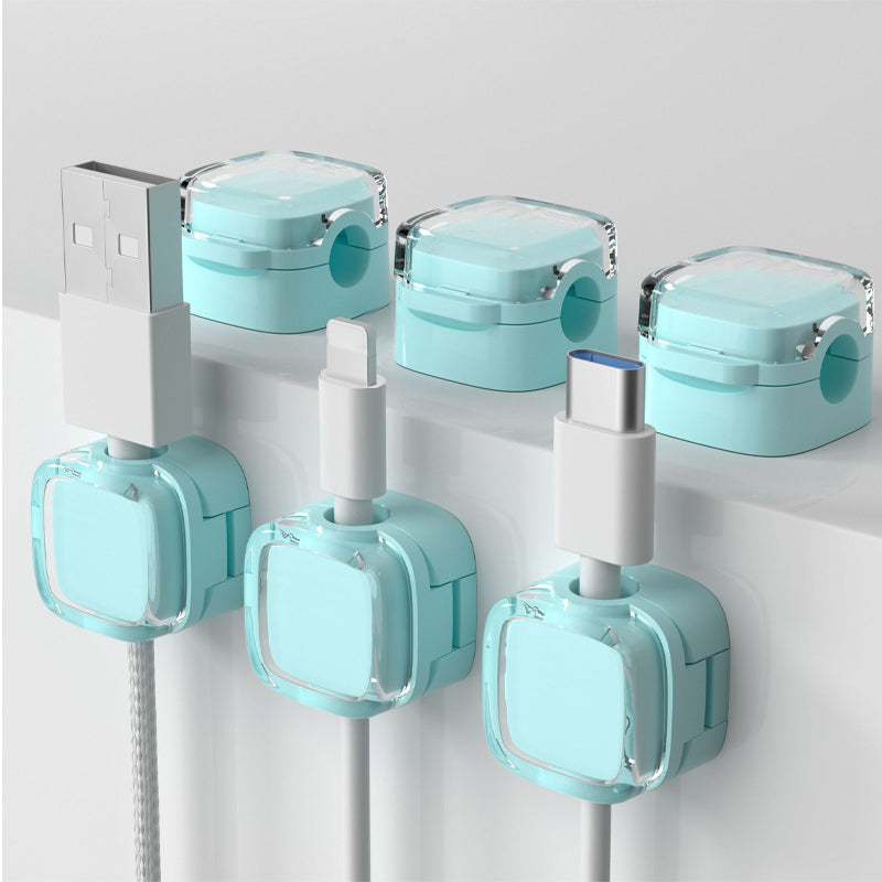 6 Pack Magnetic Cord Organizer Holder