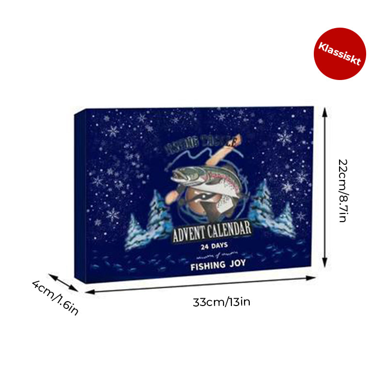 Förköp>>24 dagars julnedräkning Fiskredskapsset