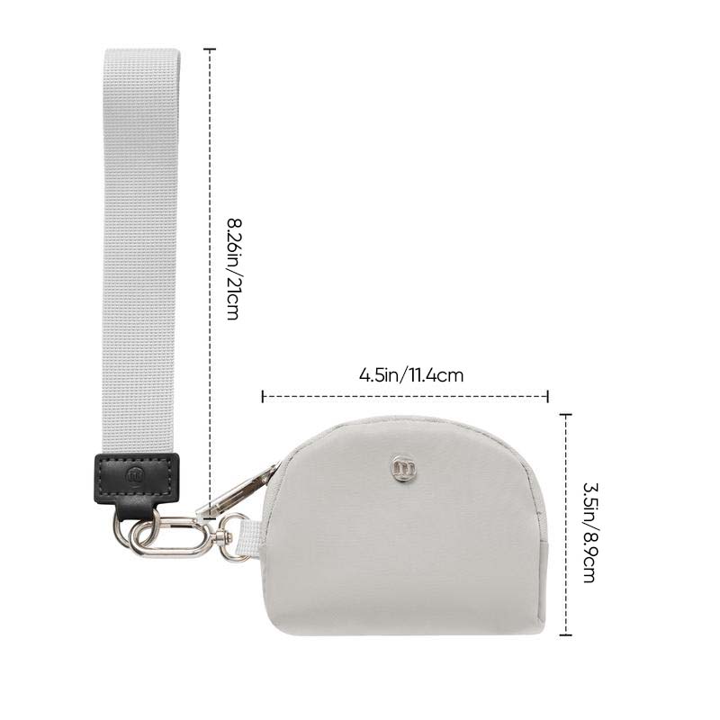 Mini Zip Around Wristlet Wallet for Women