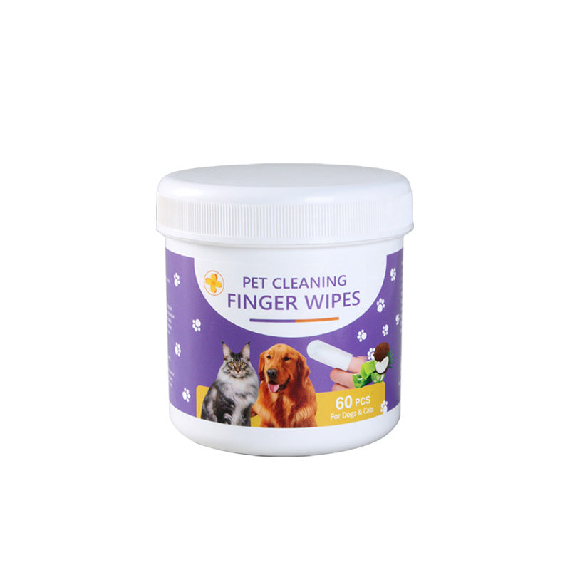 Pet Cleaning Finger Wipes