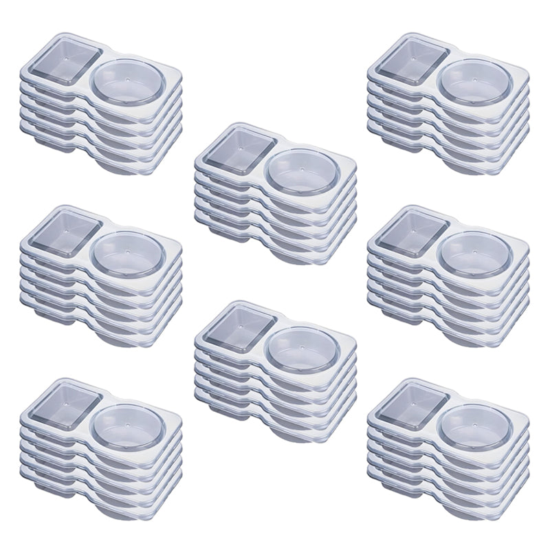 Reusable Snack Container with Lid (2 compartments)