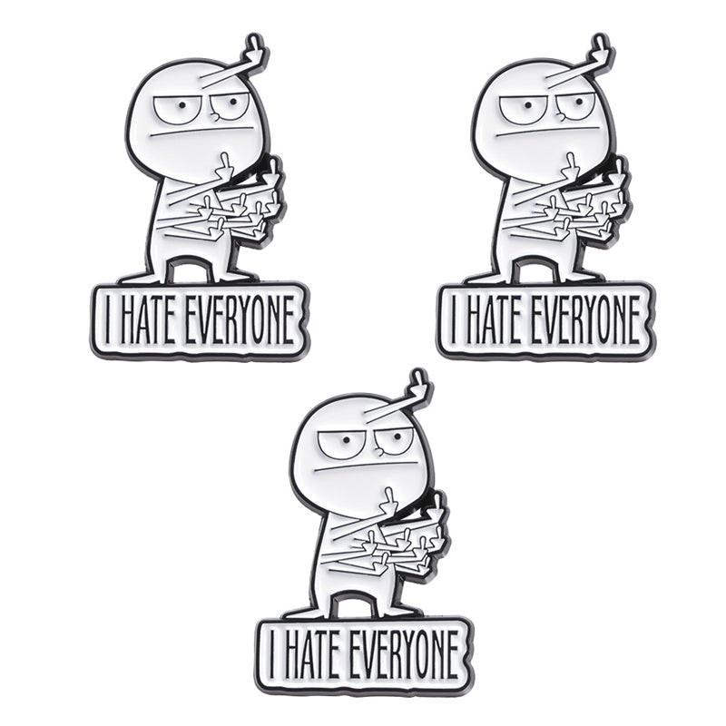 Rolig långfingerbrosch