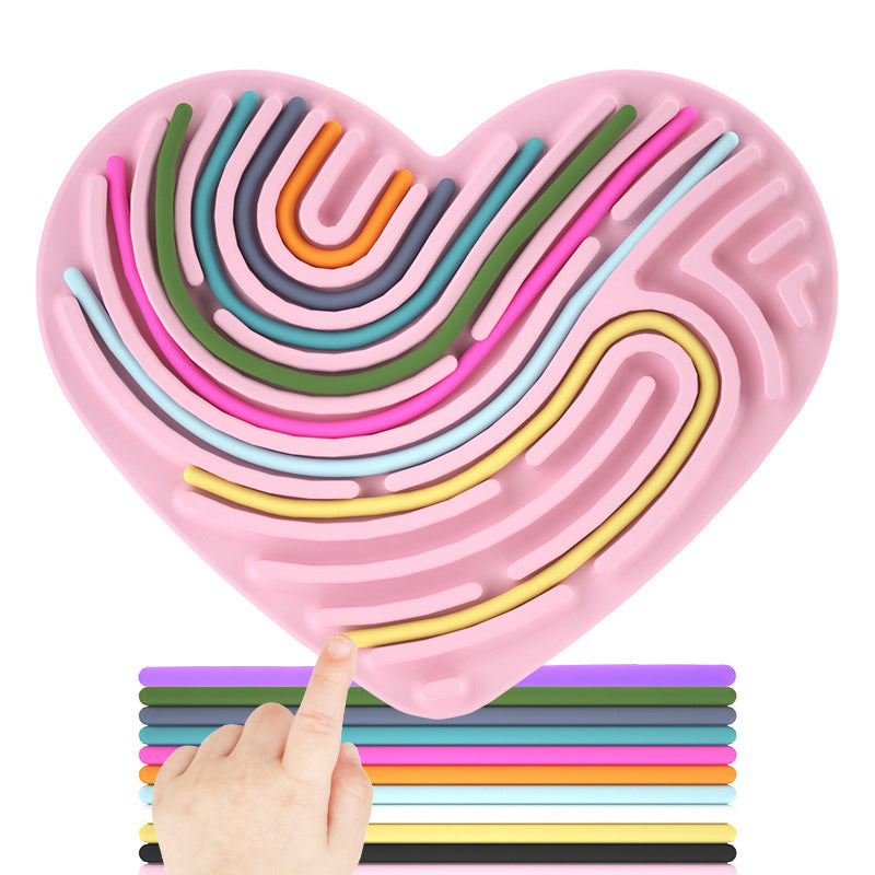 Silikon Fidget Toy för lugnande och sensoriska aktivitetstavla