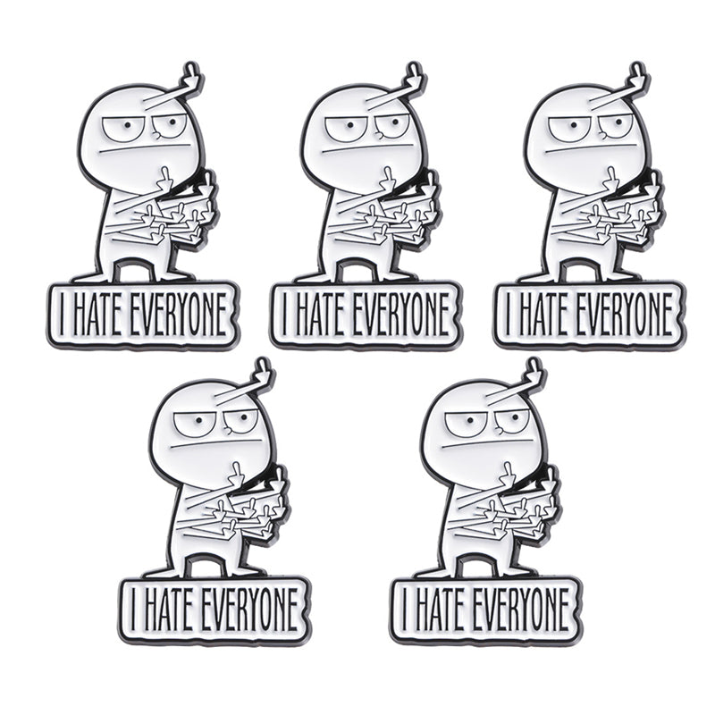 Rolig långfingerbrosch