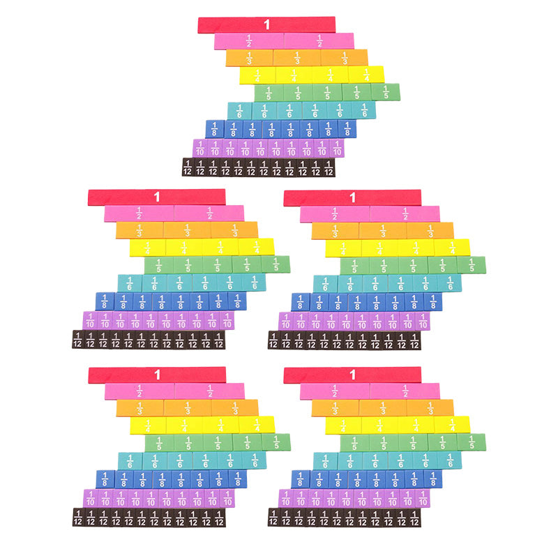 Math Teaching Fraction Strips