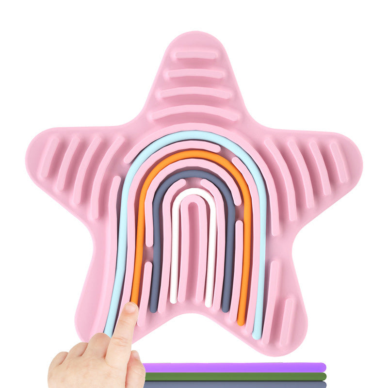 Silikon Fidget Toy för lugnande och sensoriska aktivitetstavla