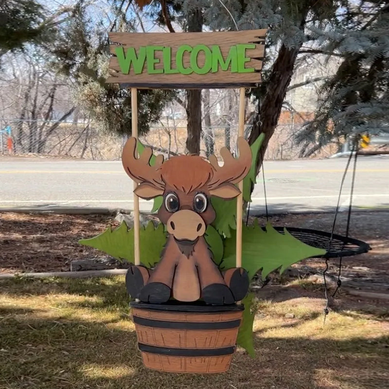 Djur väderkvarn Yard konstdekoration