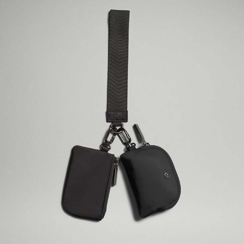 Mini Zip Around Wristlet Wallet for Women